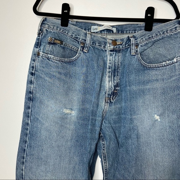 Lee | Relaxed Fit Blue Jeans 34x30 Vintage Worn - Picture 1 of 7